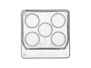 BIRR Square 5 well dish packed by 6 1130056